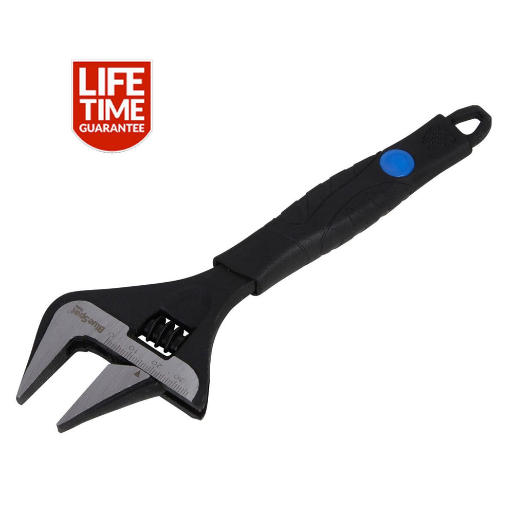 Blue Spot 200mm (8'') Adjustable Wrench 39mm Wide Jaw
