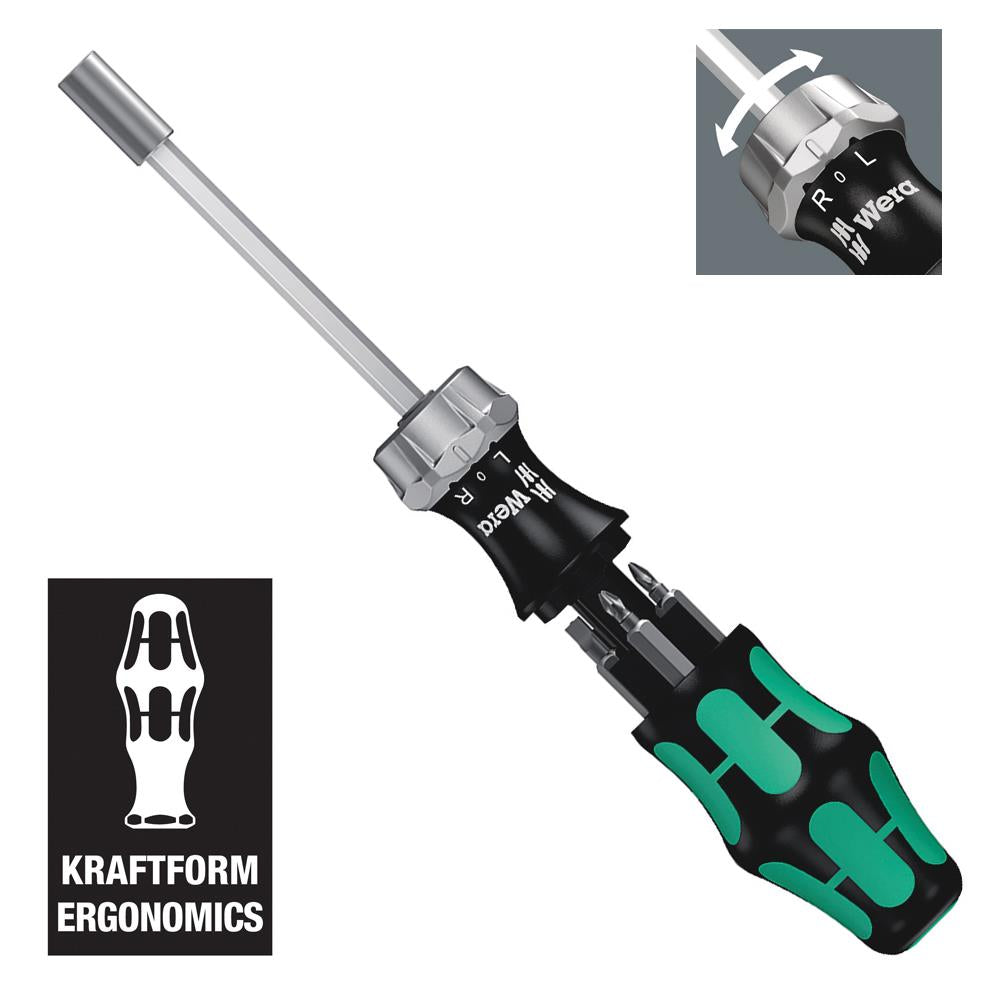 Wera KK27 Ratcheting Screwdriver 6 Piece
