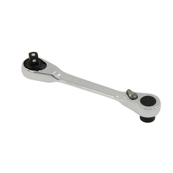 Neilsen Mini Stubby Ratchet 1/4'' Square Driver + 1/4'' Hex Driver