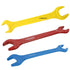 3 x Compression Nut Spanners Red, Blue & Yellow for 15 & 22mm Compression Fittings 24x32mm A/F