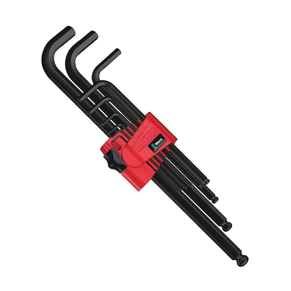 Wera Hex Plus Allen Key Set BlackLaser 9 piece 950/9
