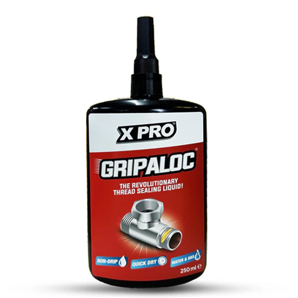 XPRO 250ml Gripaloc Liquid PTFE Thread Locker & Sealant - The Revolutionary Thread Sealing Liquid, Non-Drip