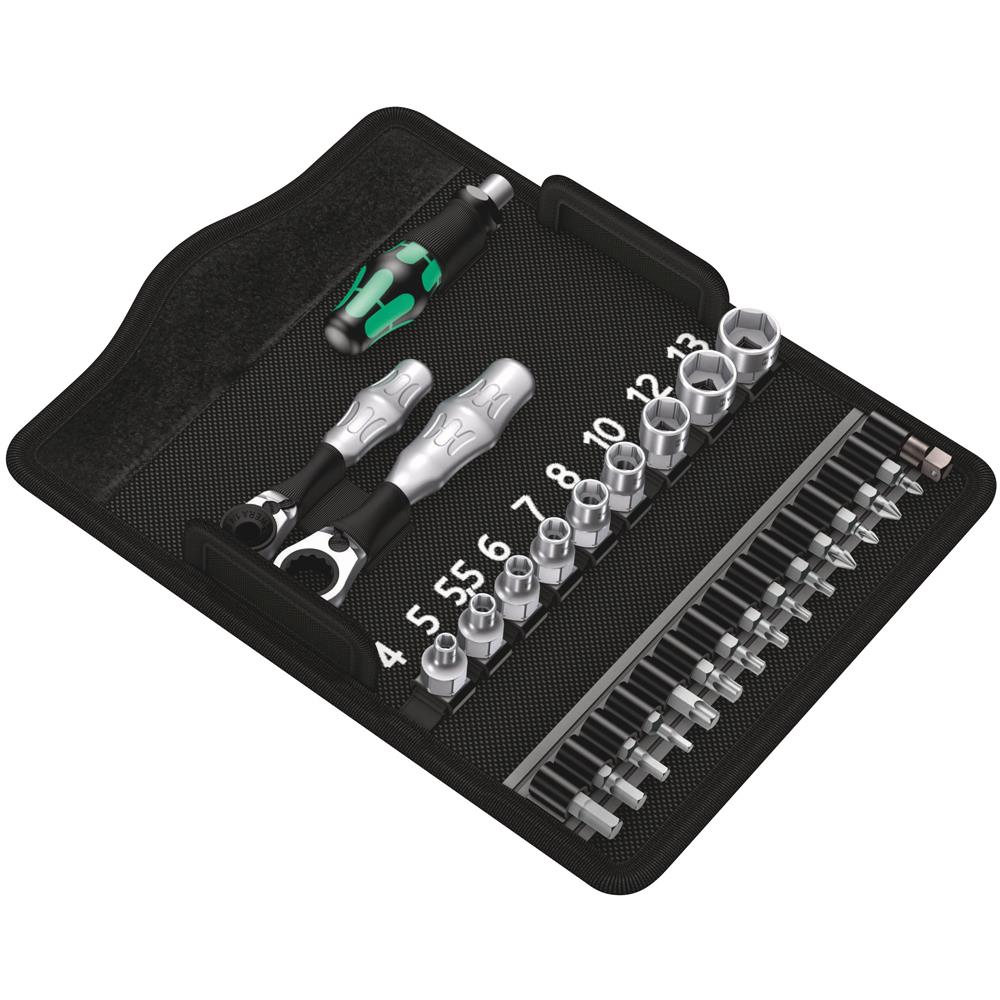 Wera KK  Zyklop Mini 2, 27 piece Socket & Screwdriver Set
