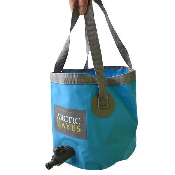 Arctic Hayes 12L & 20L Folding Flexi Bucket with Tap - 2 Pack