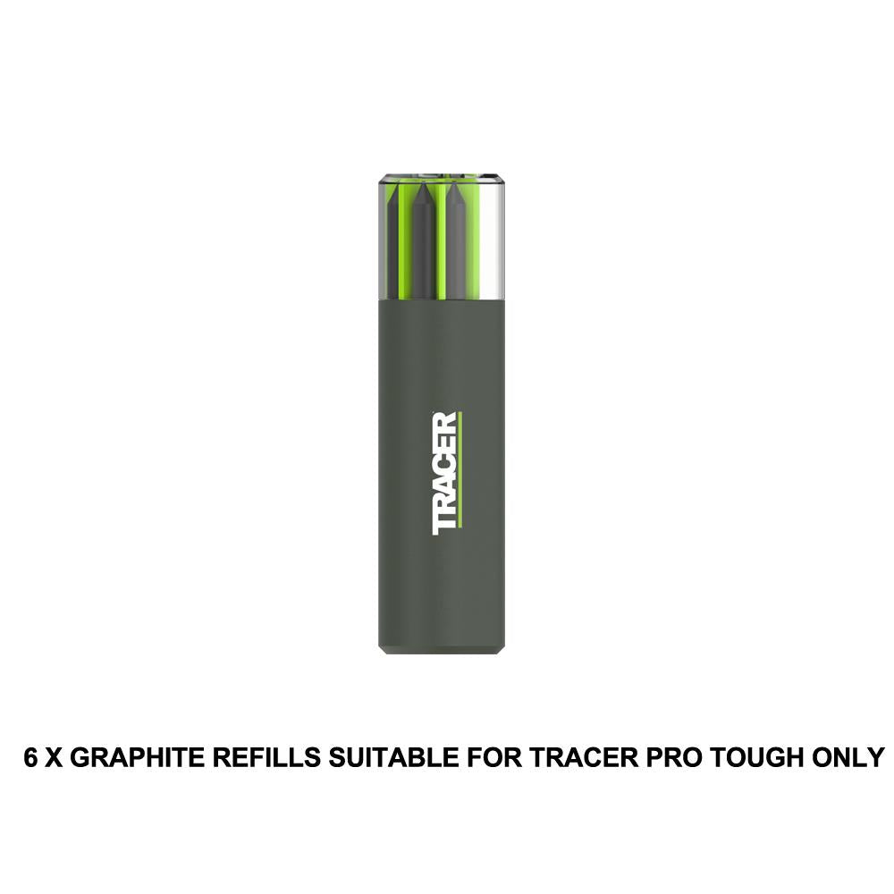 Tracer Pro Tough Refills x 6 Graphite