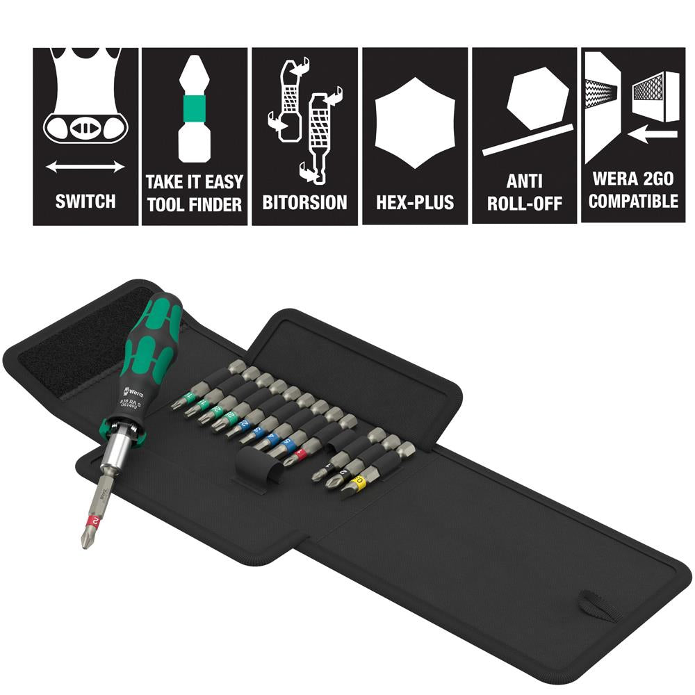 Wera KK 838 Ratcheting Screwdriver Set 14 Piece