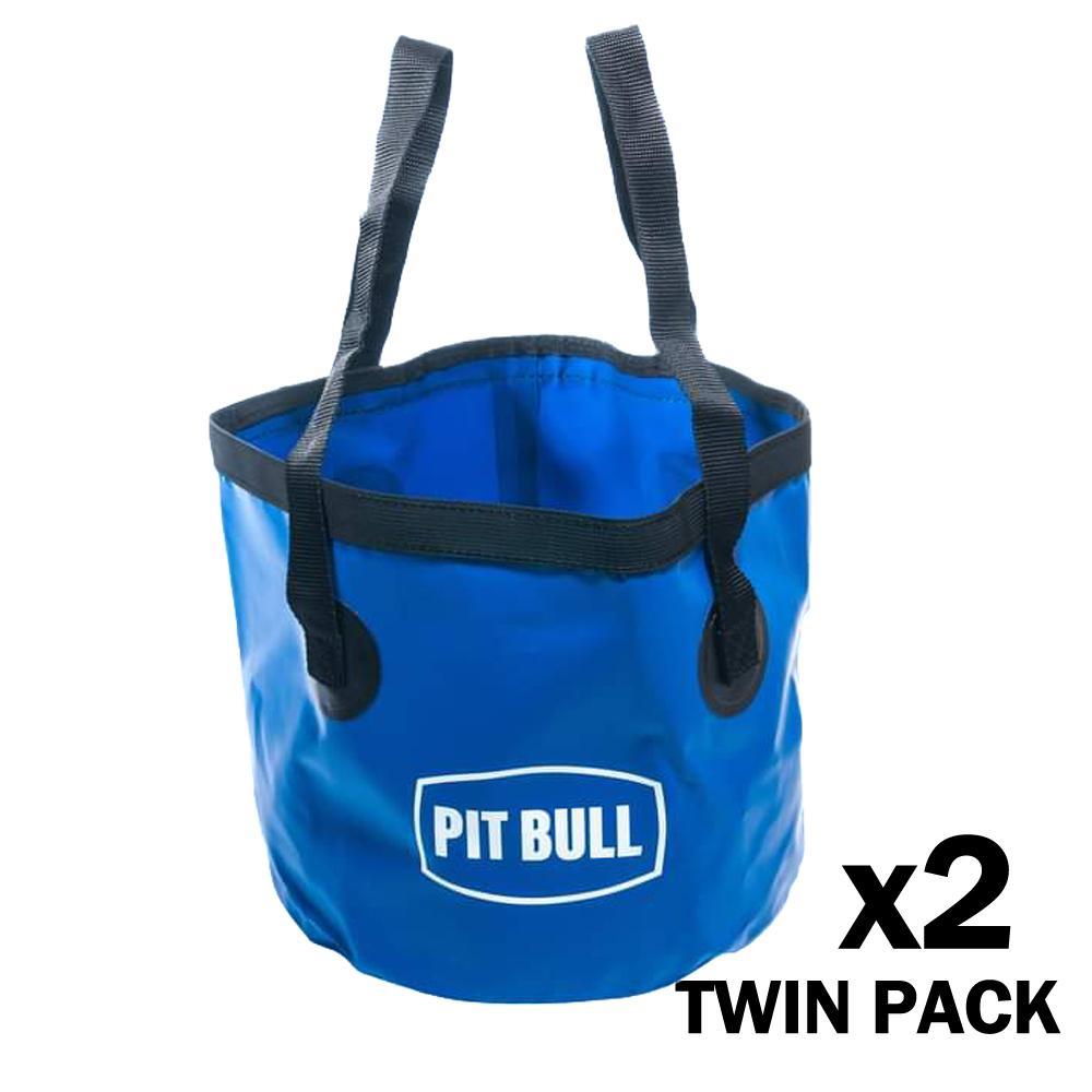 2 x folding flexi buckets