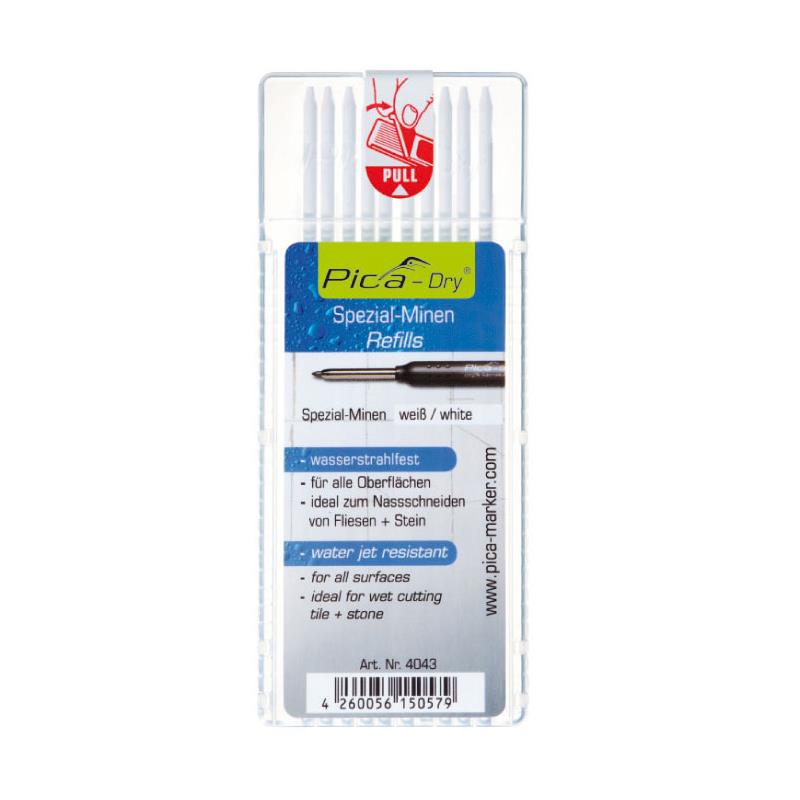 Pica Dry Refill White 10pack