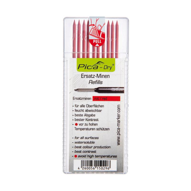 Pica Dry Refill Red 10pack
