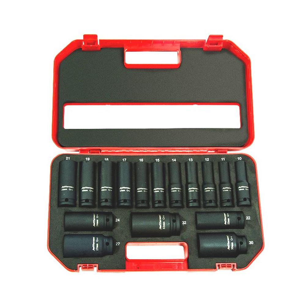 Jefferson 16 Piece 1/2" Deep Impact Socket Set