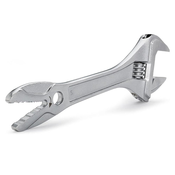 OX Pro Chrome Slim Jaw 200mm (8'') Adjustable Wrench - 32mm Wide Jaw Opening