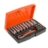 Bahco 37pcs Deep Socket Set 1/4''