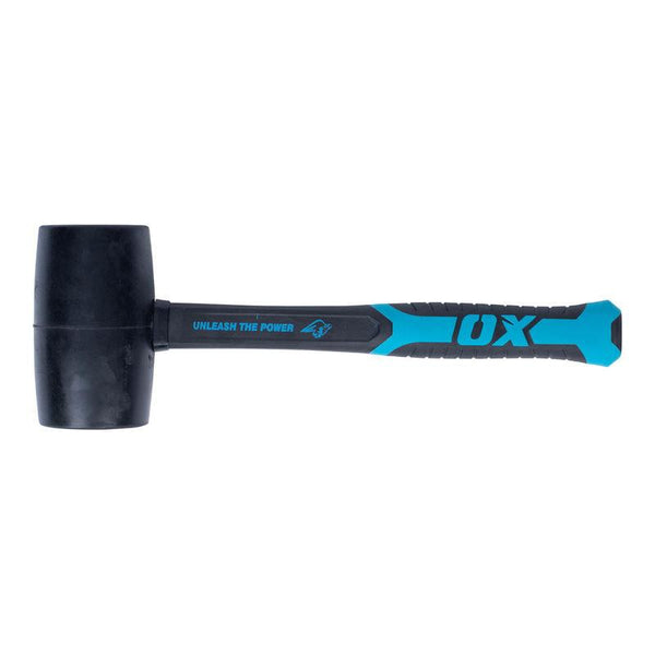 OX Trade Black Rubber Mallet - 24 oz