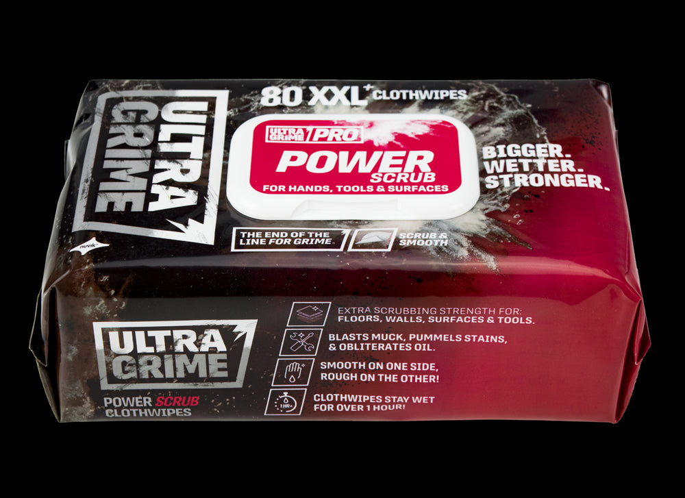 Ultra Grime Pro Power Scrub XXL Wipes  (80 pack)