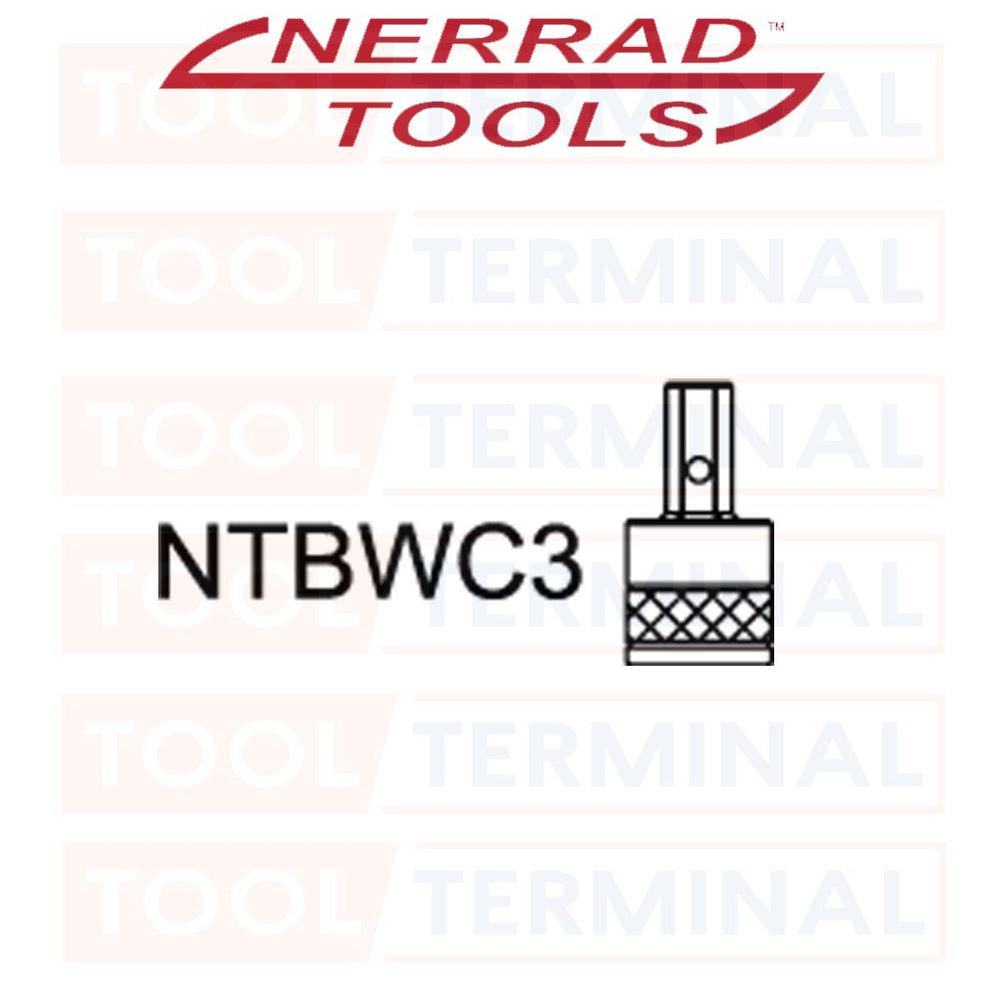 Nerrad 3/8in Sq Drive to 8mm Hex Adaptor Tapex Spare Part