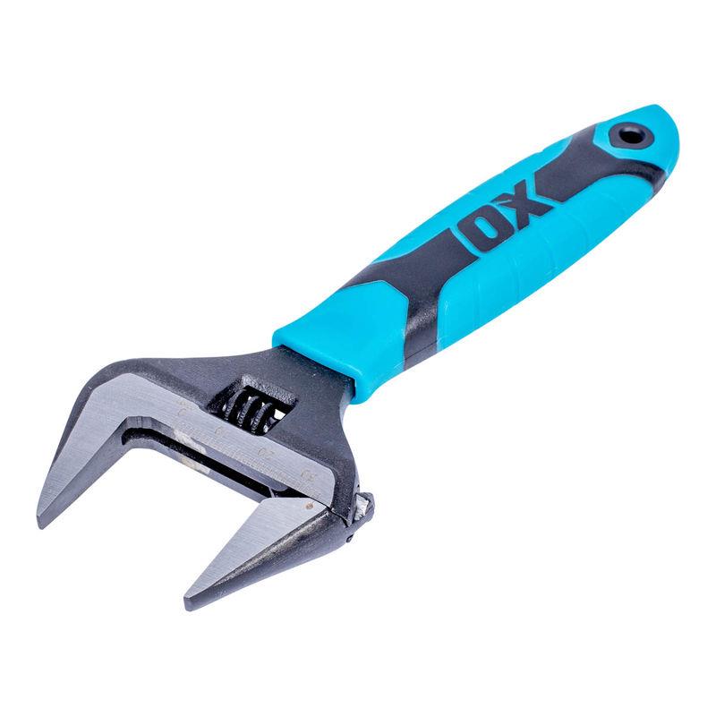 Chiave Tozza Regolabile OX Pro Series – Ganasce Extra Larghe, 180 Mm