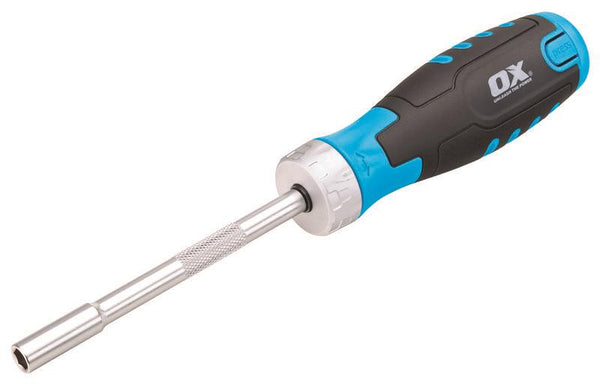 OX Pro Heavy Duty Multibit Ratchet Screwdriver