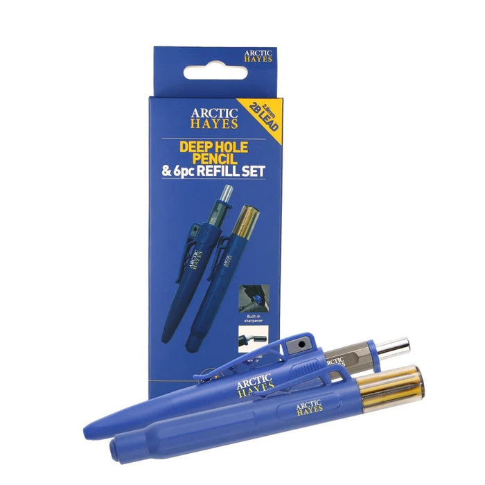 Arctic Hayes Aluminium Deep Hole Pencil & 6pc Refill Set