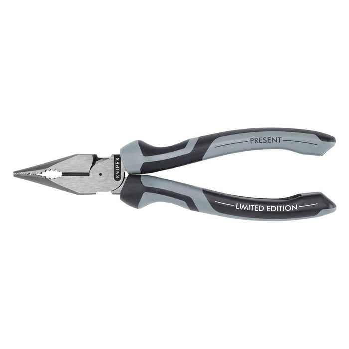 Knipex Limited Edition 2026 Present Needle Nose Combination Pliers 185mm Black & Grey Comfort Grips Collectors Gift Boxed