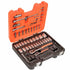 Bahco S800 1/4 & 1/2in Drive Socket Set, 77 Piece