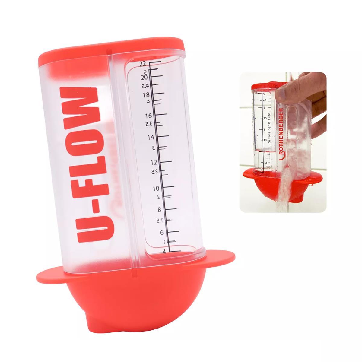 Rothenberger U-Flow Water Flow Measure Gauge 4-22 Litres — Plumberstools