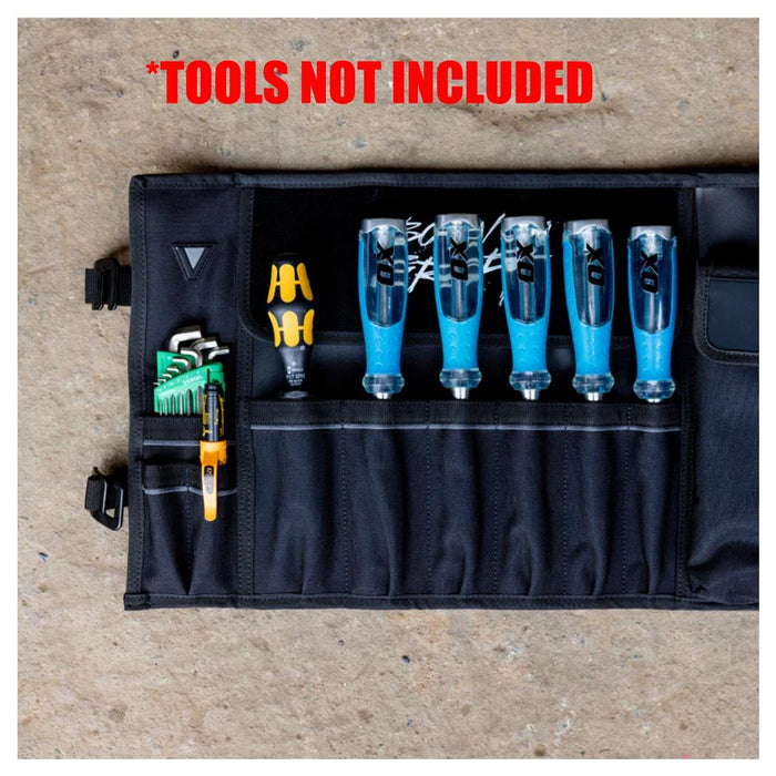 Velocity Chisel Roll Tool Storage Bag Zipped Compartments & Carry Handle