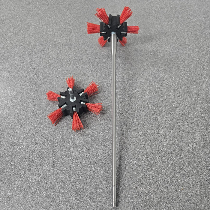 300mm Boiler Heat Exchanger Cleaning Tool + Extra Brush - Drill Attachment