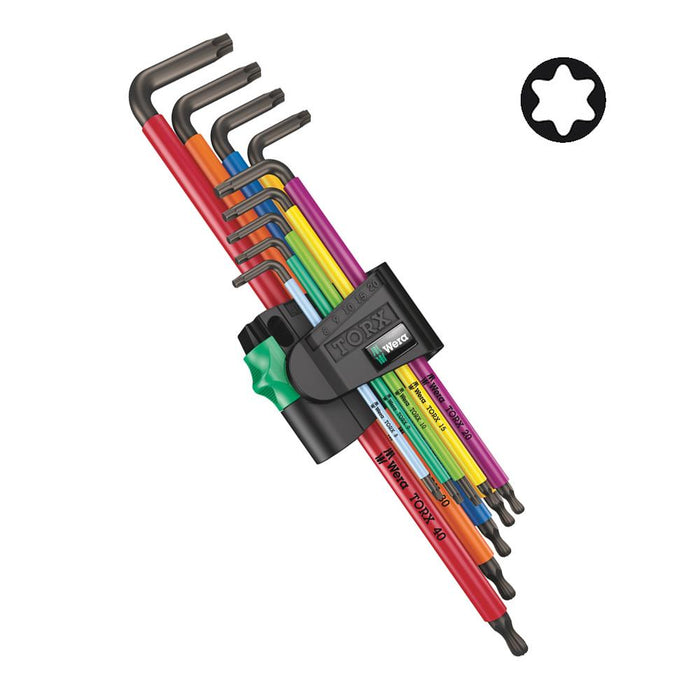 Wera Torx XL Multicolour Keys 9 piece 967/9 TX