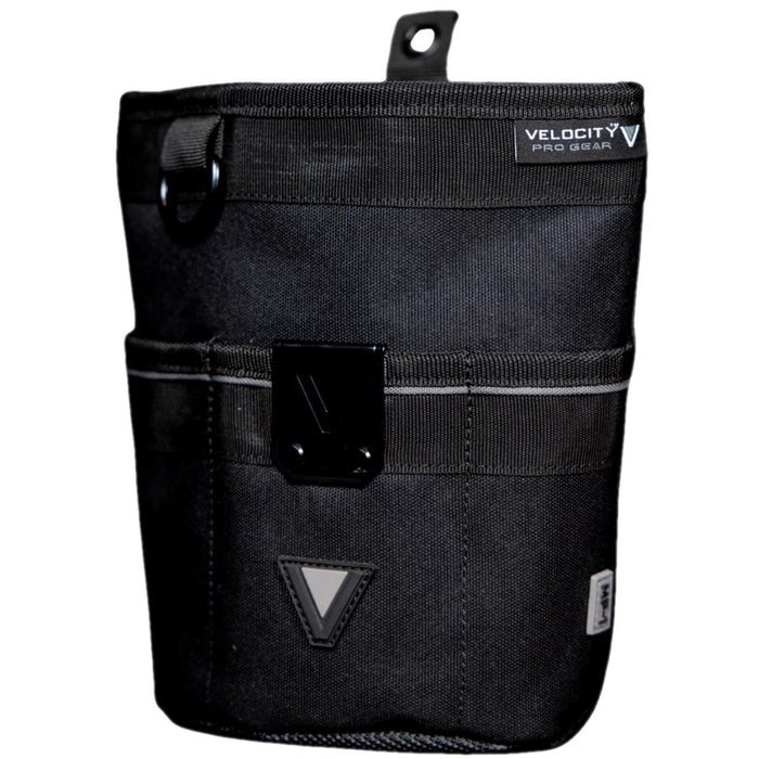 Velocity Magnetic Tool Pouch – Heavy Duty Dump Pouch with Magnetic Closure, Internal Tool Organiser, Tape Measure Mount & Belt Clip Utility Pouch for Tradespeople