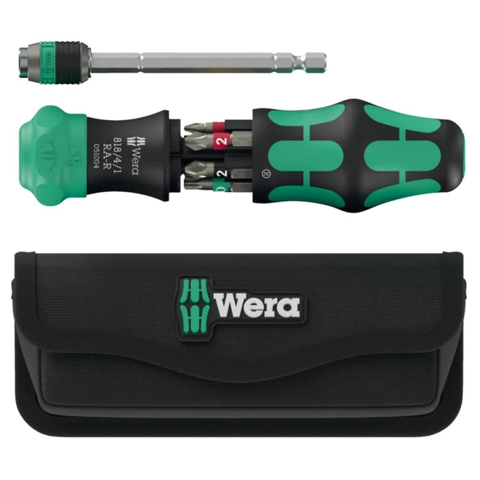 Wera KK 20 Ratcheting Extending Screwdriver 7 Piece with Pouch