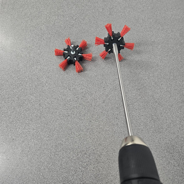 300mm Boiler Heat Exchanger Cleaning Tool + Extra Brush - Drill Attachment