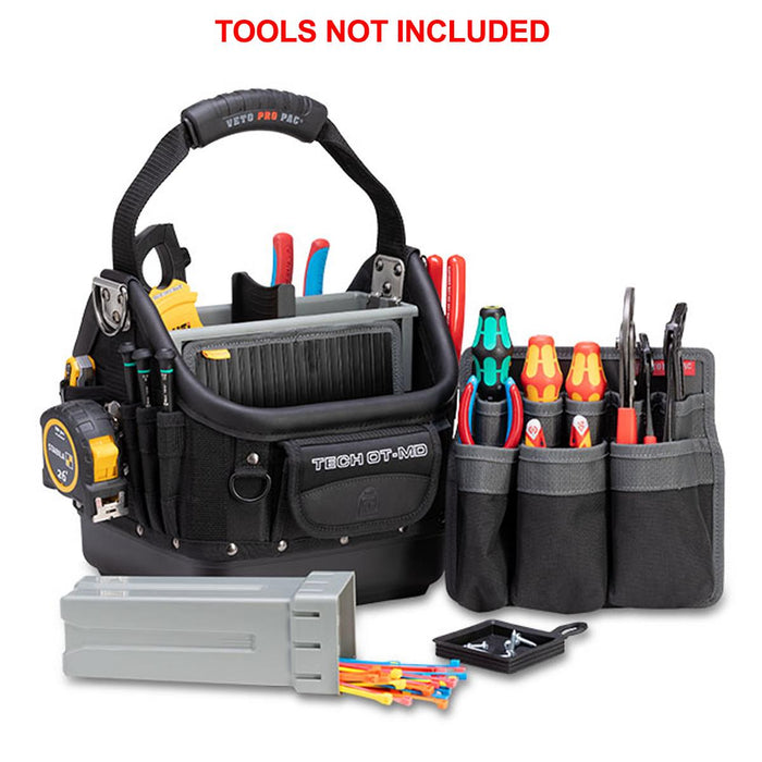 Veto Pro Pac Tech OT-MD Open Tote Tool Bag Blackout AX3691