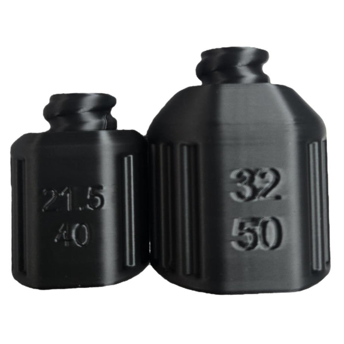 STAK WP Waste Pipe Adaptors 21.5, 32, 40 & 50mm Body Only - For STAK Hole Centre Alignment Tool