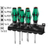 Wera 6 pack Lasertip Screwdrivers + Rack