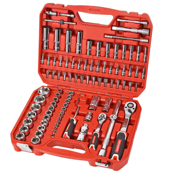 Neilsen 94pc 1/4 and 1/2in Socket Ratchet Set