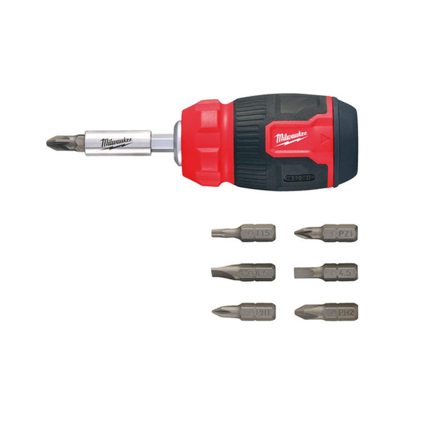 Milwaukee 8in1 Stubby Multi-Bit screwdriver
