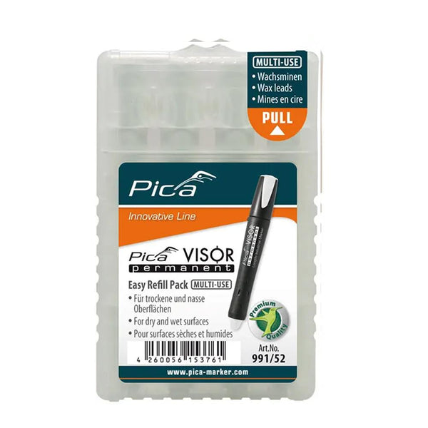 Pica Visor White Cryon Refill x 4