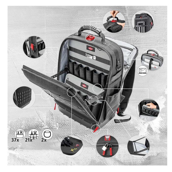 Knipex Backpack / Tool Bag 00 21 50 LE Modular X18