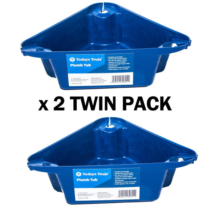 2 x Todays Tools Plumb Tub