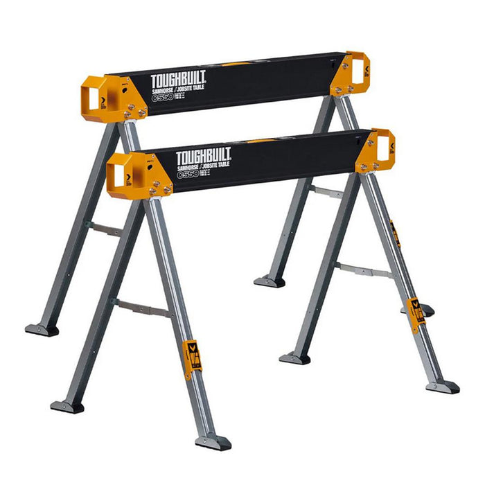 ToughBuilt 2 x Sawhorse Jobsite Tables Twin Pack
