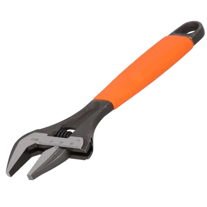 Bahco Limited Edition Orange Grip Adjustable Wrench 8'' (200mm) Wide Jaw Opening to 38mm