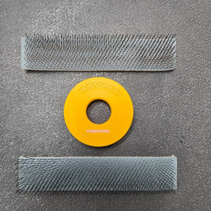 Monument Autobrush 15mm Replacement Brush Card File x 2 & End Cap