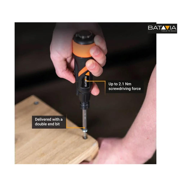 Batavia MAXXGRIP Cordless Screwdriver 3.6v With LED