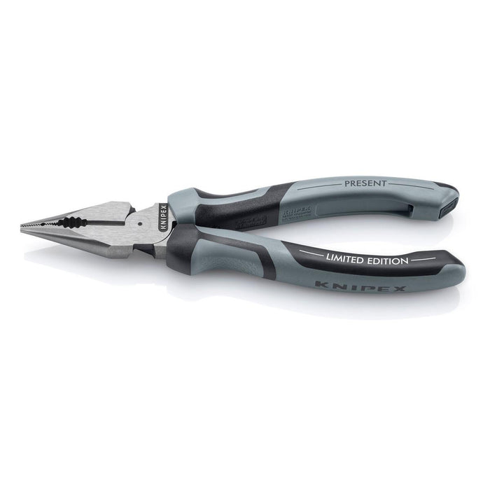 Knipex Limited Edition 2026 Present Needle Nose Combination Pliers 185mm Black & Grey Comfort Grips Collectors Gift Boxed