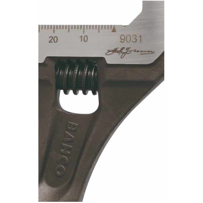 Bahco 140 Year Anniversary Limited Edition Orange 8'' (200mm) Wide Jaw Adjustable Wrench 38mm Opening