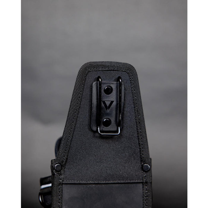 Velocity Drill holster– Heavy Duty Tool Belt Holder with Bit-Through Design, Tape Measure Mount & Marker Holders