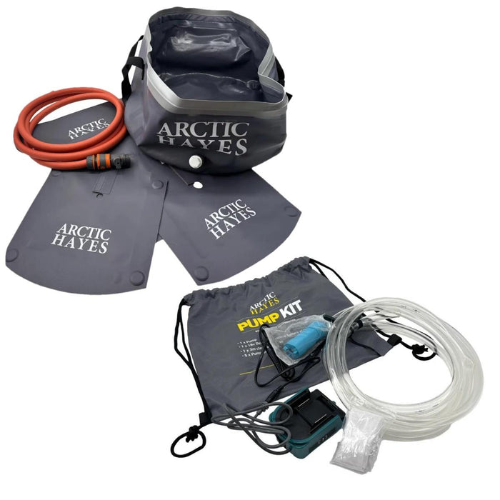 Arctic Hayes 32L Drain Kit & Portable Pump Kit - Makita 18V Compatible