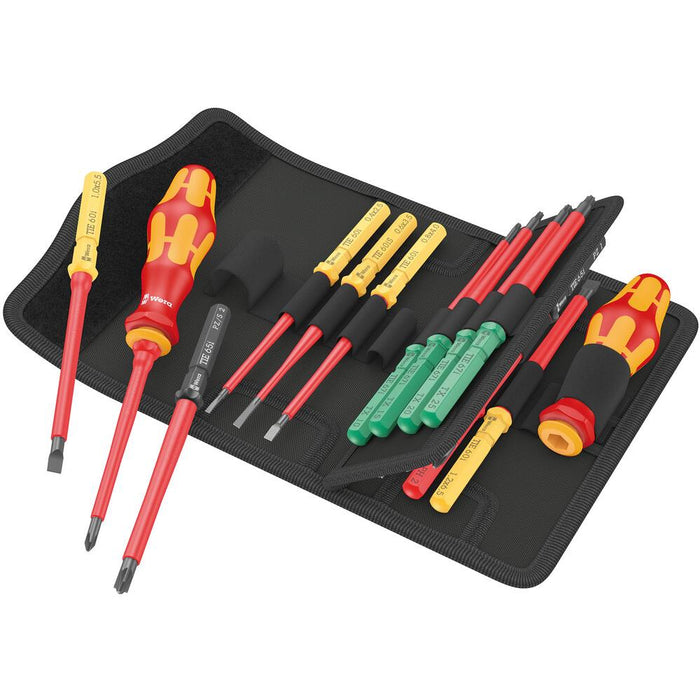 Wera Kraftform Kompakt Interchangeable VDE Screwdriver 17 pieces