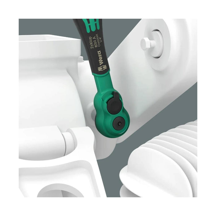 Wera SA 13 Zyklop Comfort Ratchet Socket Set 1/4'' Drive Metric