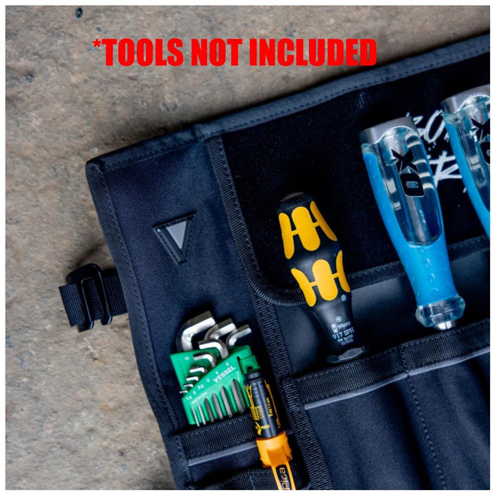 Velocity Chisel Roll Tool Storage Bag Zipped Compartments & Carry Handle
